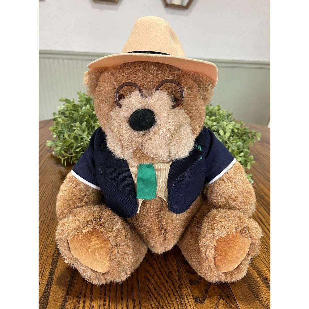 Gund Plush Bear 1992 Limited Edition Rugby Bears Big Daddy Lands End 12"
